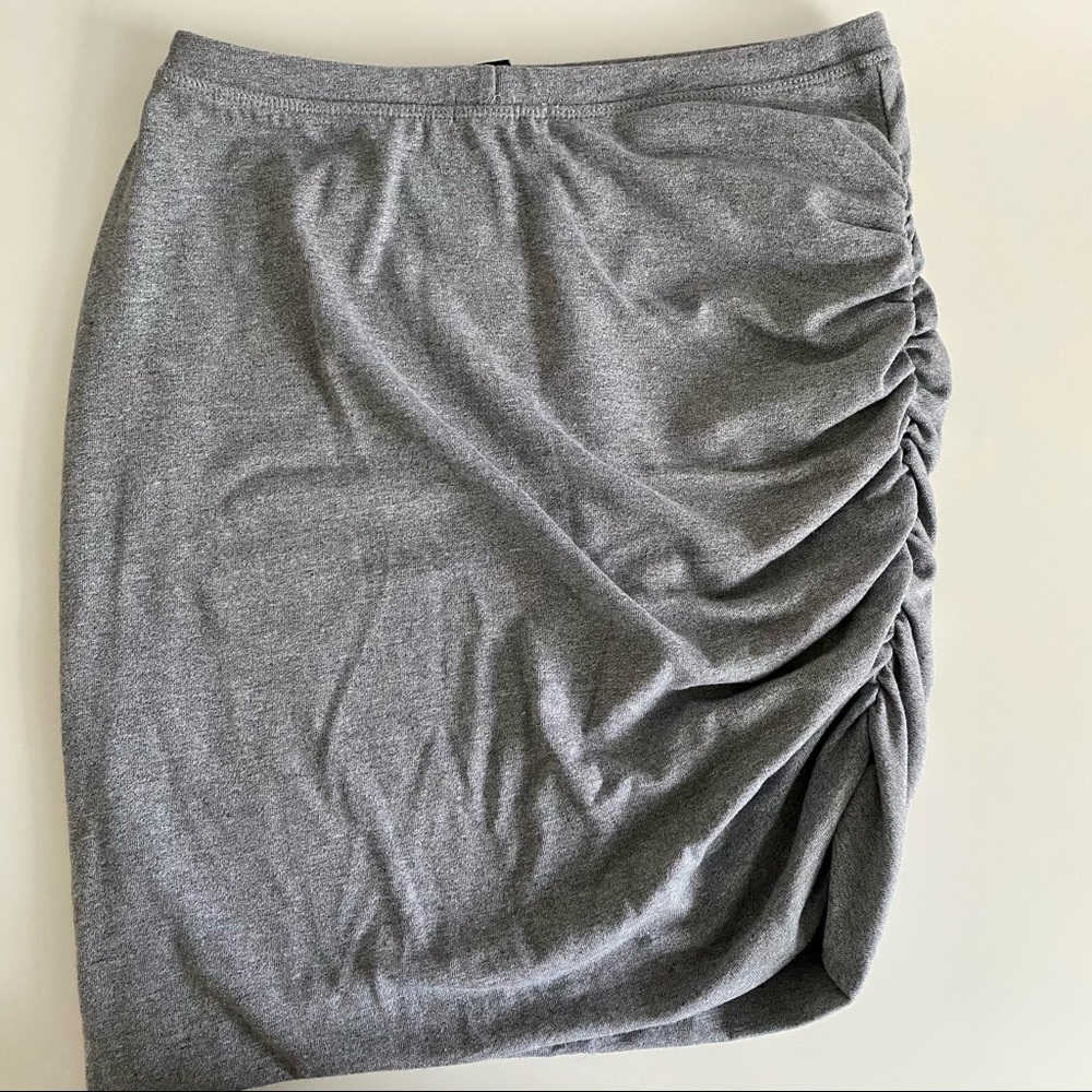 GAP ruched knit pencil skirt